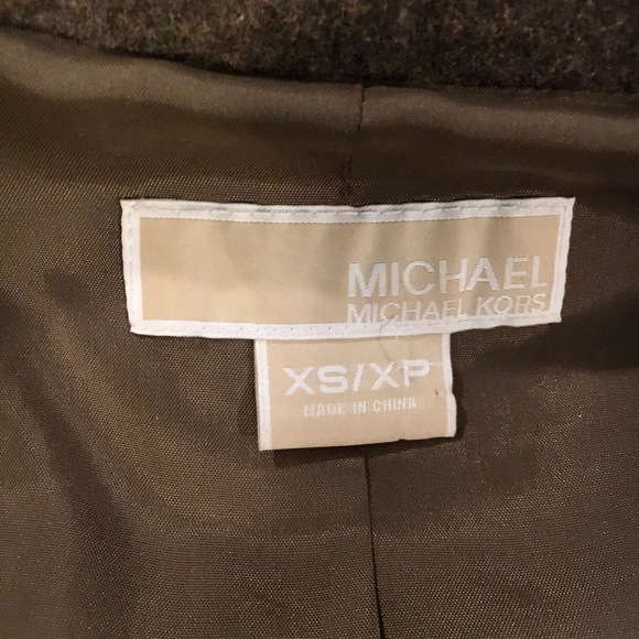 Army Green Michael Kors Wool Blazer Jacket 🐊 - Picture 4 of 8